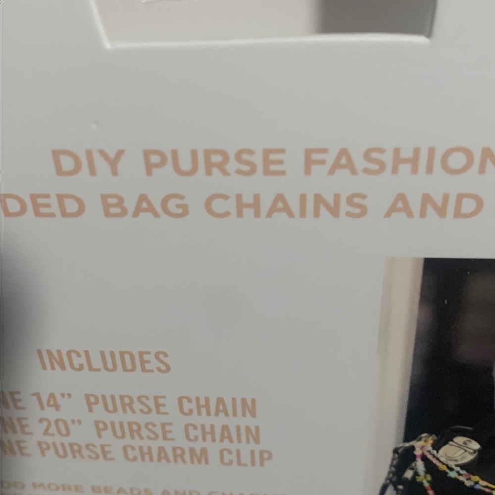 🔥NEW- DIY PURSE FASHION BEADED BAG CHAIN AND CHARMS - Picture 3 of 8